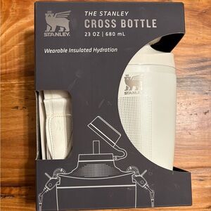 Stanley Cross Bottle white Insulated Water Bottle